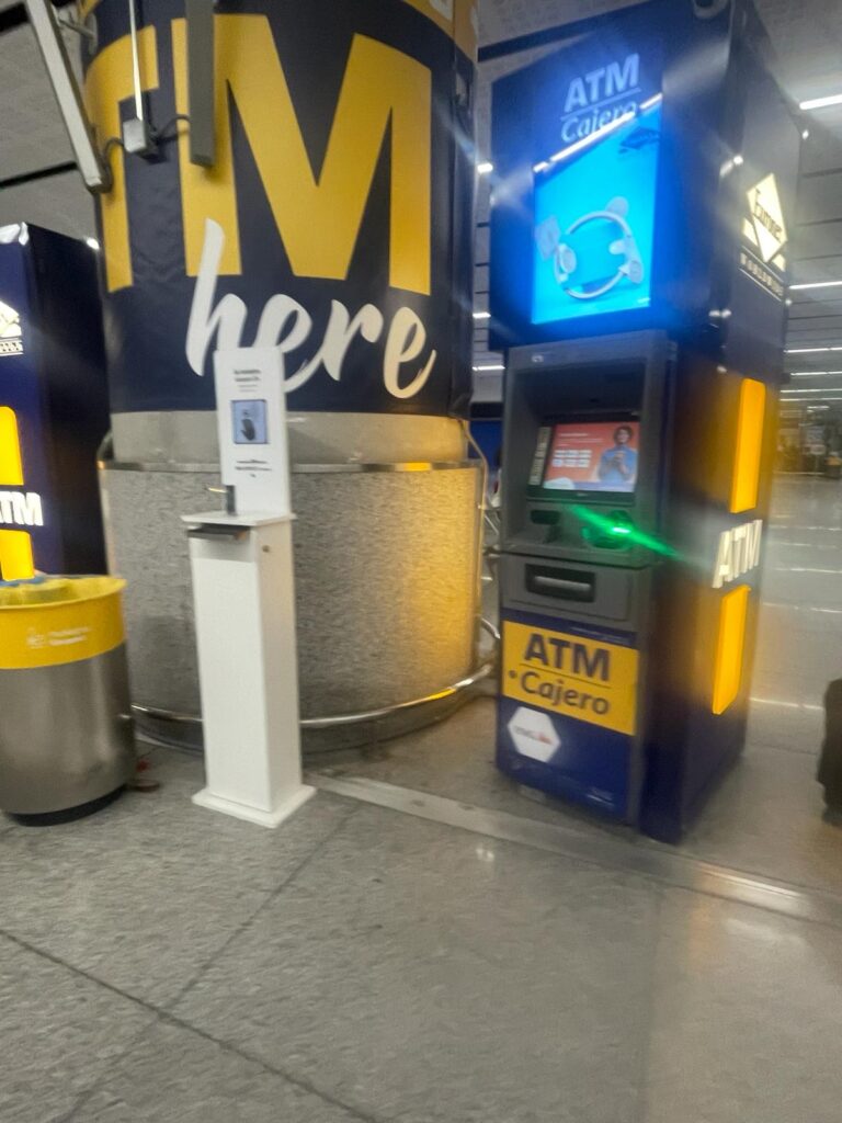 Malaga Airport Arrivals: Cash Machine